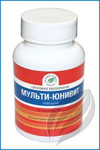 Мульти-Юнивит / MULTI-junivit \ Витаминный комплекс для детей от 7 лет (60) ― ВКЦ "НОТА ЖИЗНИ"